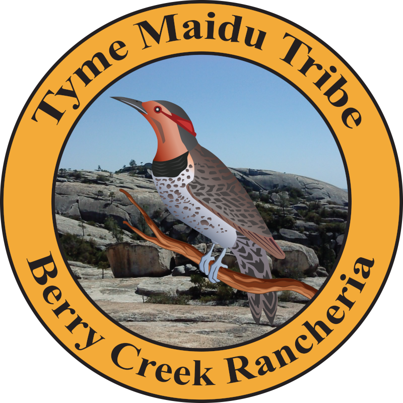 Tyme Maidu Tribe, Berry Creek Rancheria, Tribal Logo